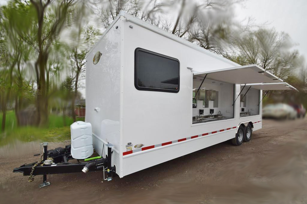 16 station handwashing trailer