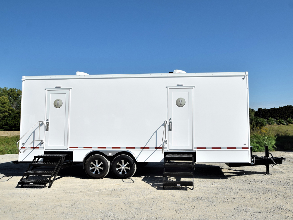 10-Station Restroom Trailer - Rich Specialty Trailers