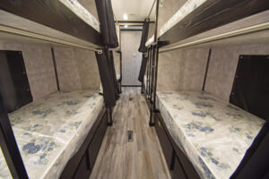 BUNK BED TRAILER HALLWAY