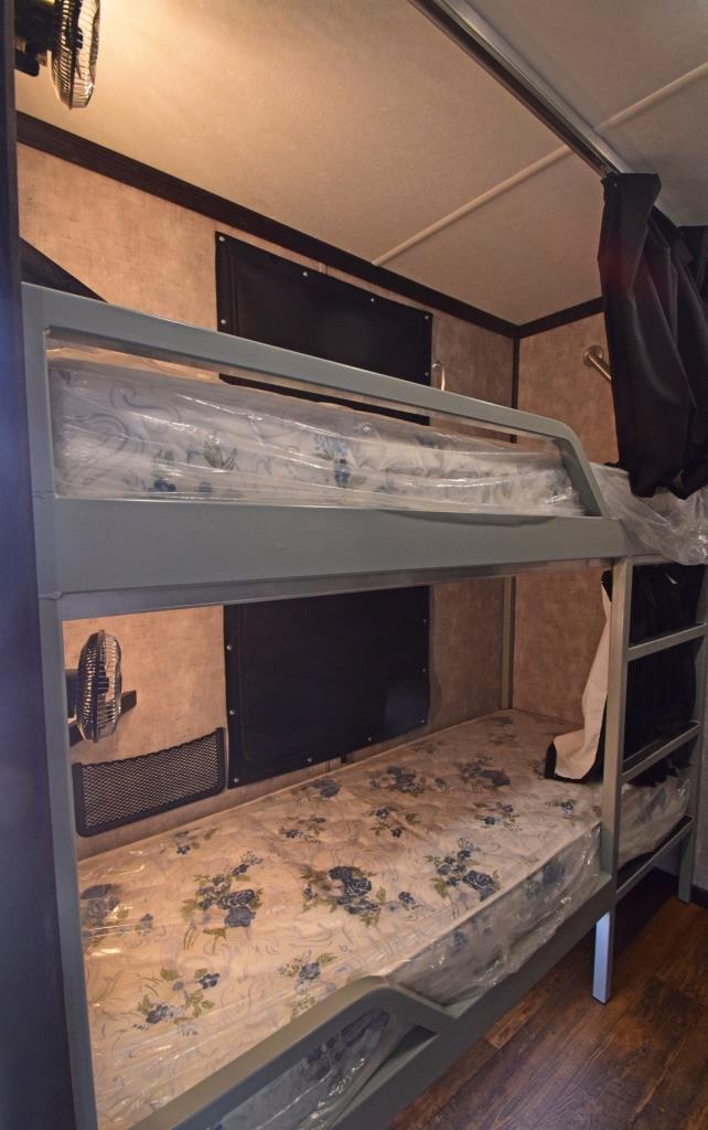 Disaster Relief Bunkbeds Window Closed