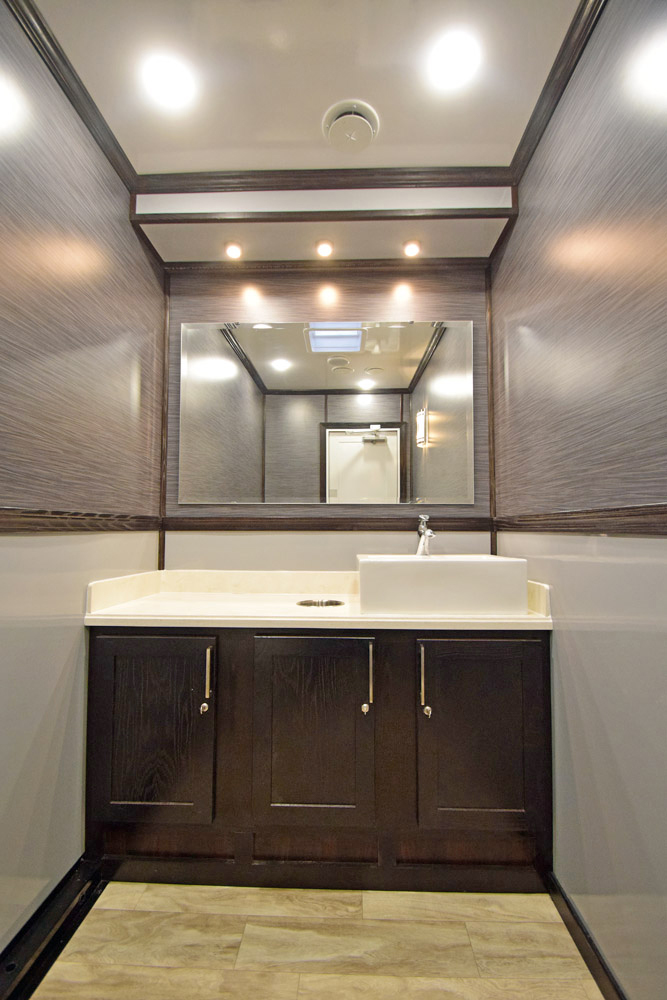 Three-Station Restroom Trailer - Rich Specialty Trailers