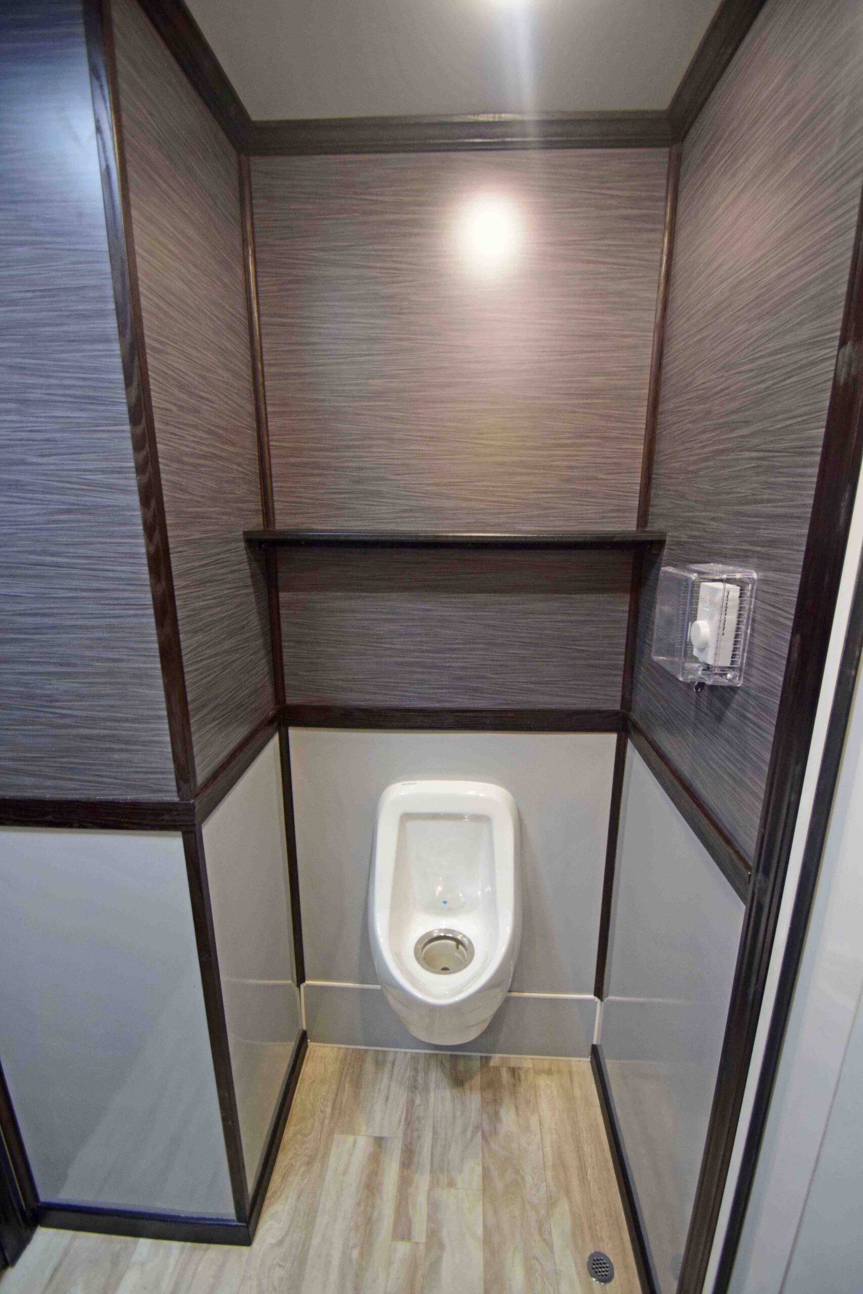 Luxury decor for portable restroom trailer 5