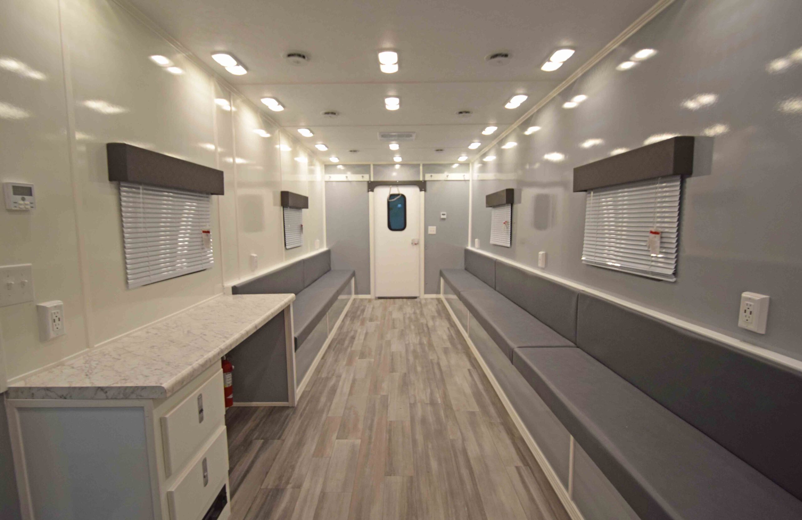 cool down trailer grey interior