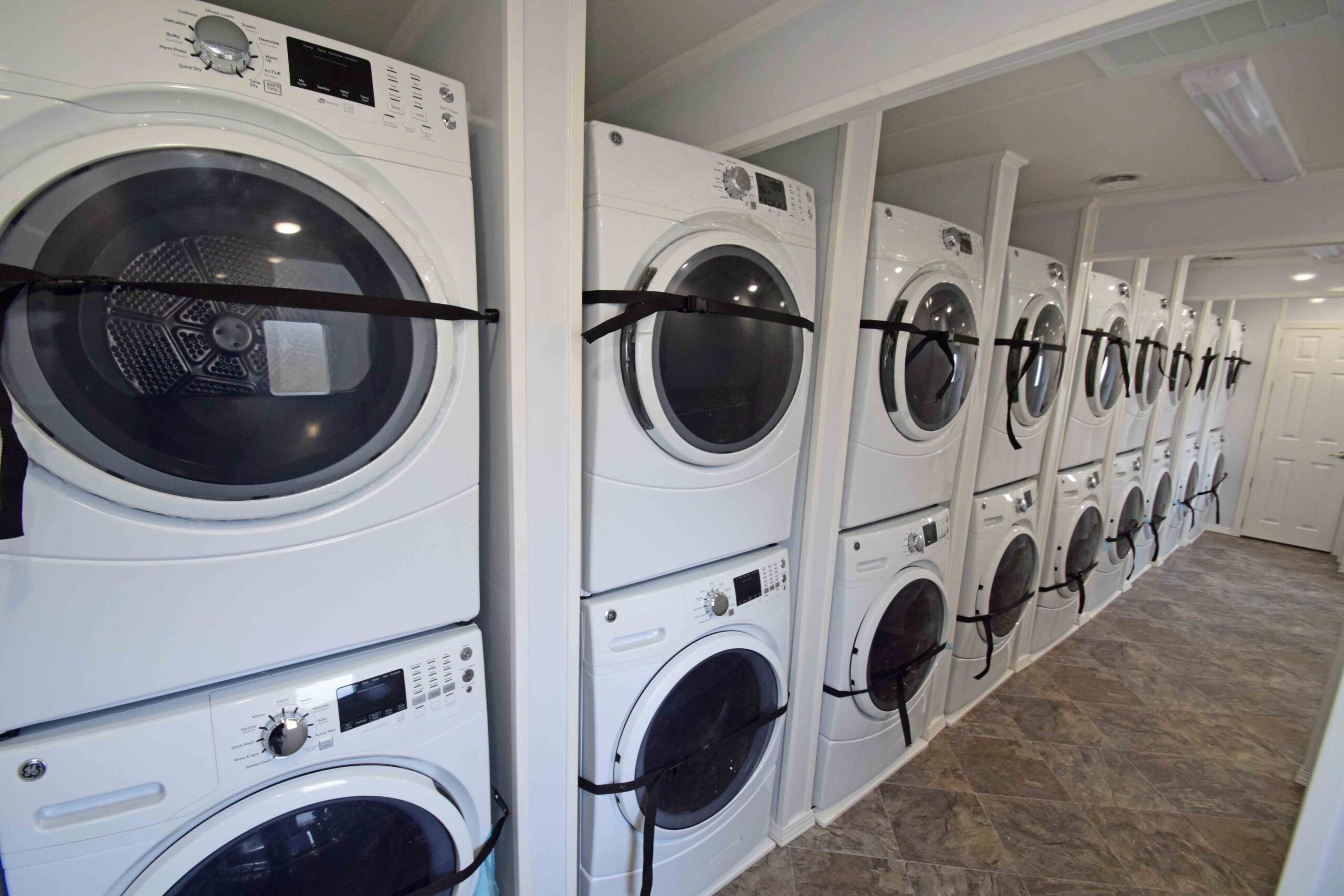 laundry trailer interior